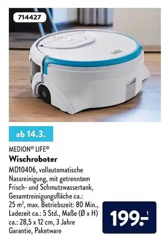 Aldi Nord Medion Life Wischroboter Angebot