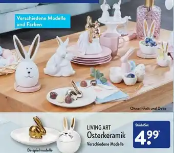 Aldi Nord Living Art Osterkeramik Angebot