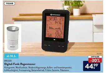 Aldi Nord Bresser Digital-funk-regenmesser Angebot