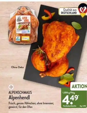 Aldi Nord Alpenschmaus Alpenhendl Angebot