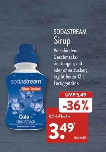 Aldi Nord Sodastream Sirup Angebot