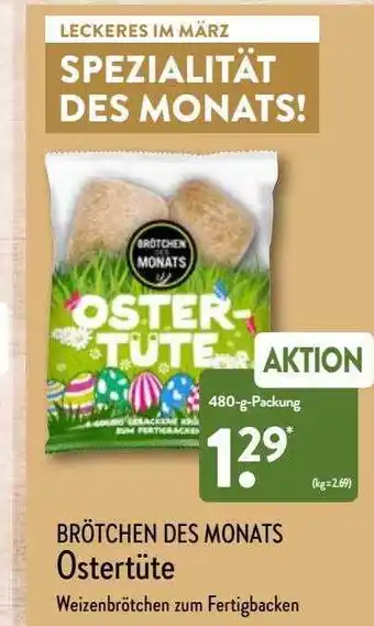 Aldi Nord Brötchen Des Monats Ostertüte Angebot