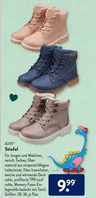 Aldi Süd Alive Stiefel Angebot