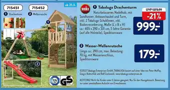 Aldi Süd Tabaluga Drachenturm Oder Wasser-wellenrutsche Angebot