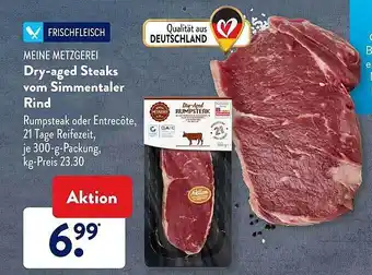 Aldi Süd Meine Metzgerei Dry-aged Steaks Vom Simmentaler Rind Angebot