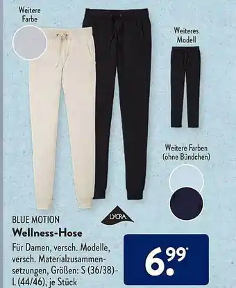 Aldi Süd Blue Motion Wellness-hose Lycra Angebot