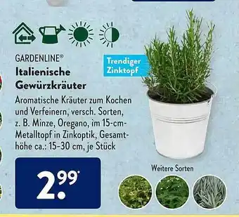 Aldi Süd Gardenline Italienische Gewürzkräuter Angebot