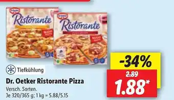 Lidl Dr Oetker Ristorante Pizza Angebot