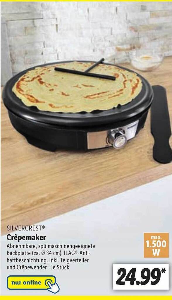 Silvercrest Crêpemaker Angebot bei Lidl