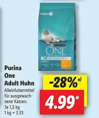 Lidl Purina One Adult Huhn Angebot