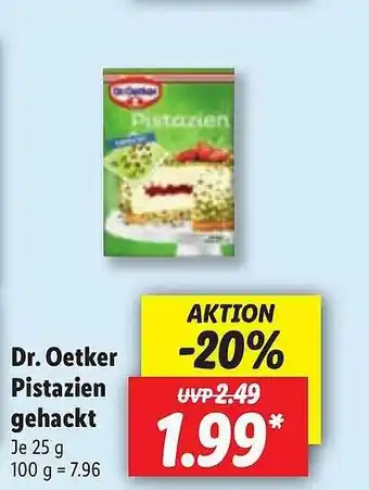 Lidl Dr Oetker Pistazien Gehackt Angebot