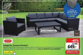 Lidl Keter Lounge Set „provence Premium“ Angebot