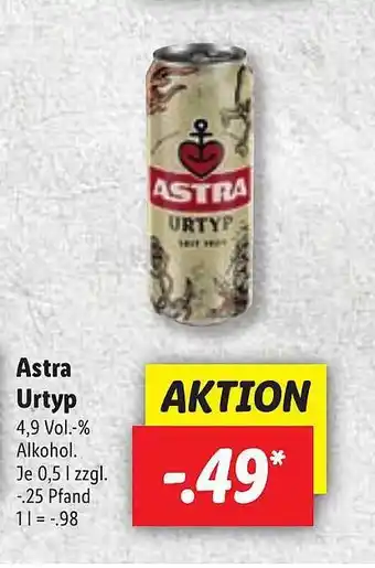 Lidl Astra Urtyp Angebot