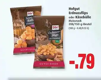 Markant Hofgut Erdnussflips Oder Käsebälle Angebot