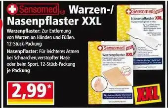 Norma Sensomed Warzen- Oder Nasenpflaster XXL Angebot