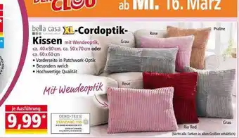 Norma Bella Casa XL-cordoptik-kissen Angebot