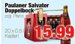 Edeka Scherer Paulaner Salvator Doppelbock Angebot