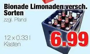 Edeka Scherer Bionade Limonaden Angebot