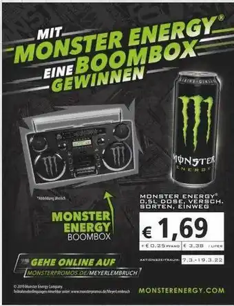 Getränkehaus Monster Energy Angebot