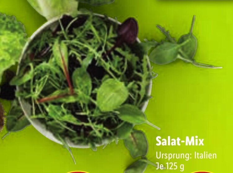 Salat Mix 125g Angebot bei Lidl