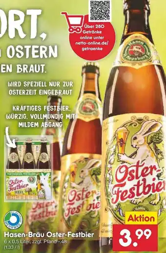 Netto Marken-Discount Hasen-bräu Oster-festbier Angebot