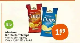 tegut Alnatura Bio-kartoffelchips Angebot