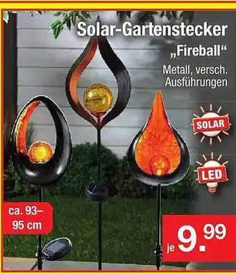 Zimmermann Solar-gartenstecker „fireball” Angebot