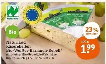 Jawoll Naturland Käserebellen Bio-weißer-bärlauch-rebell Angebot