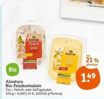 Jawoll Alnatura Bio-feinkostsalate Angebot