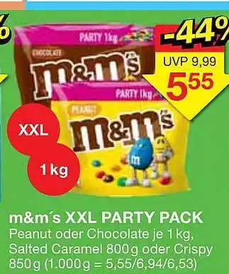 Jawoll M&m's XXL Party Pack Angebot