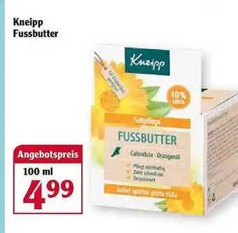 Markant Kneipp Fussbutter Angebot