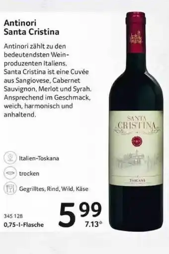 Selgros Antinori Santa Cristina Angebot