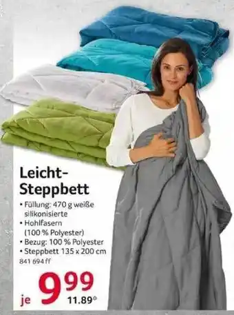 Selgros Leicht-steppbett Angebot