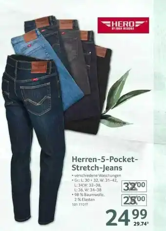 Selgros Herren-5-pocket-stretch-jeans Hero Angebot