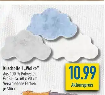 diska Kuschelfell „wolke” Angebot