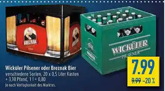 diska Wicküler Pilsener Oder Breznak Bier Angebot