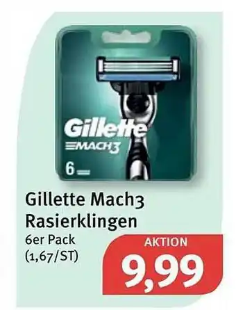 Feneberg Gilette Mach3 Rasierklingen Angebot