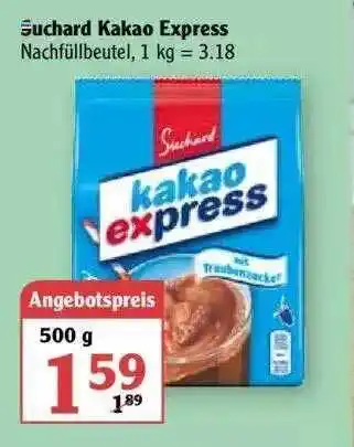 Globus Suchard Kakao Express Angebot