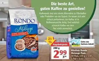 Globus Röstfein Rondo Melange Pads Angebot