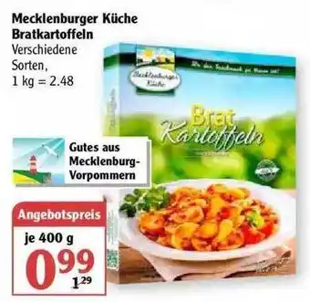 Globus Mecklenburger Küche Bratkartoffeln Angebot