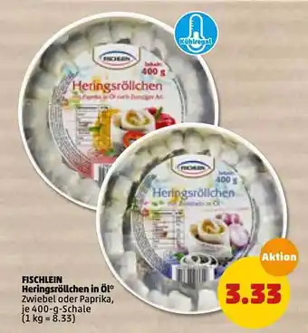 PENNY Fischlein Heringsröllchen In öl Angebot