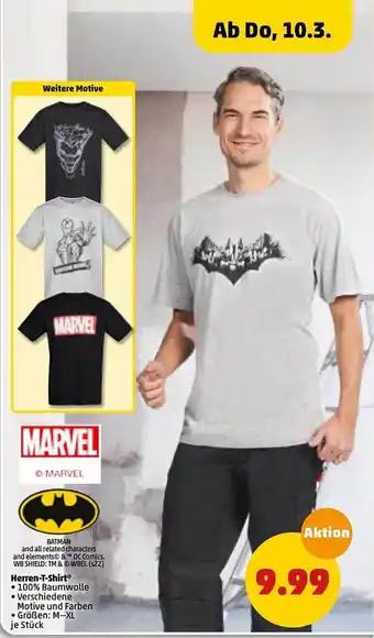 PENNY Marvel Herren-t-shirt Angebot