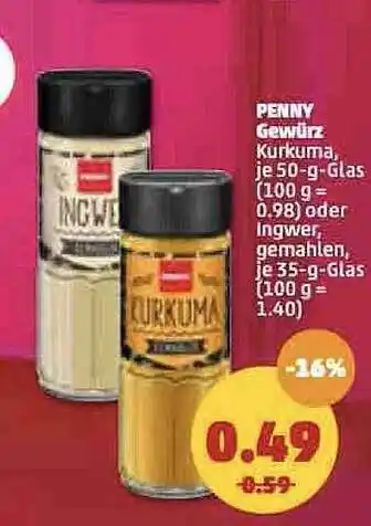 PENNY Penny Gewürz Angebot