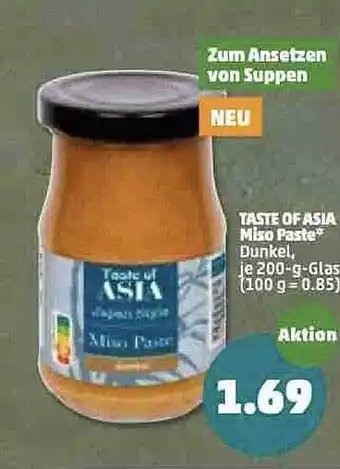 PENNY Taste Of Asia Miso Paste Dunkel Angebot