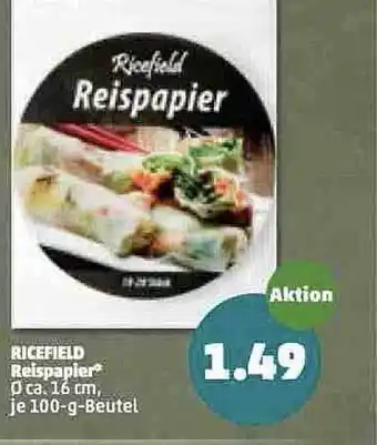 PENNY Ricefield Reispapier Angebot