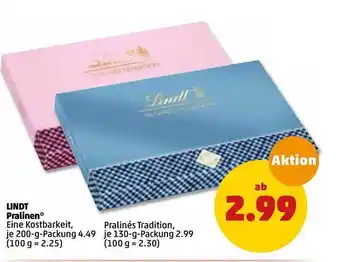 PENNY Lindt Pralinen Eine Kostbarkeit Angebot