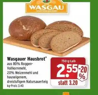 Wasgau Wasgauer Hausbrot Angebot