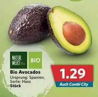 Combi Natur Wert Bio Avocados Angebot