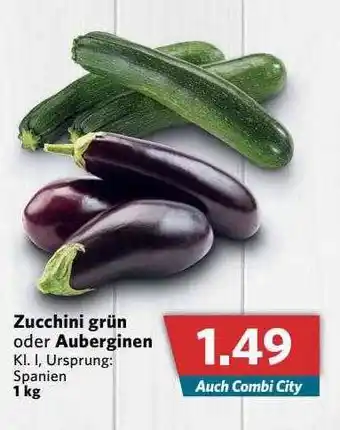 Combi Zucchini Grün Oder Auberginen Angebot