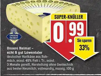 Edeka Unsere Heimat Löwentaler Angebot